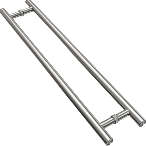 1500mm Brushed Stainless Steel T-Pull Handle. 1200mm CTC.