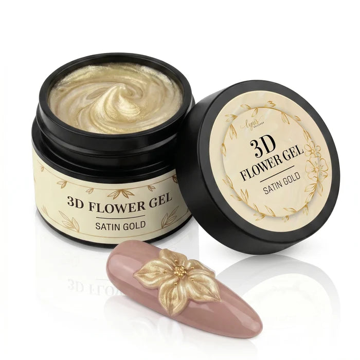 3D Flower Gel · Satin Gold 15ml