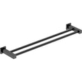 8582 Double Towel Rail 650mm -MBLK