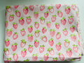 Fabric Book Pouch - Strawberry field
