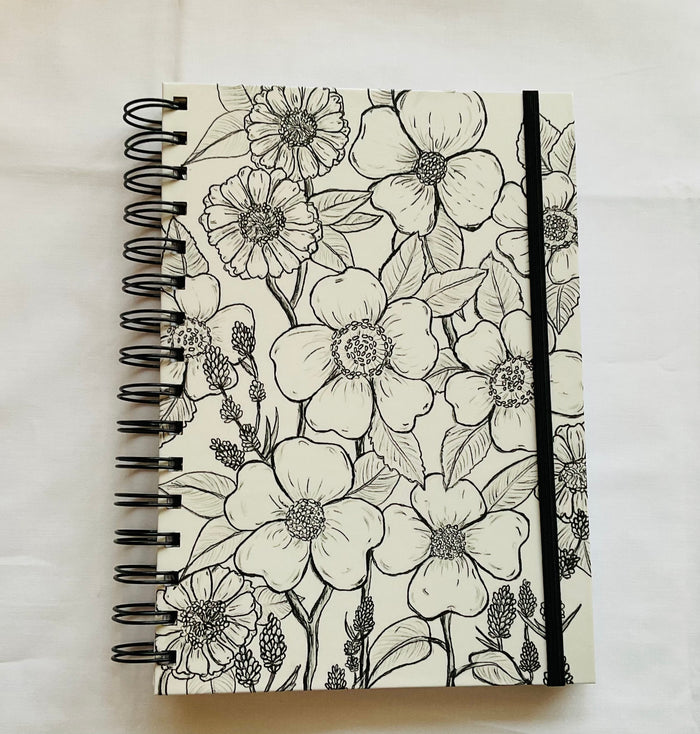 A5 Spiral Notebook - Wildflowers