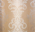American Archive Beige Modern Damask Wallpaper 331797