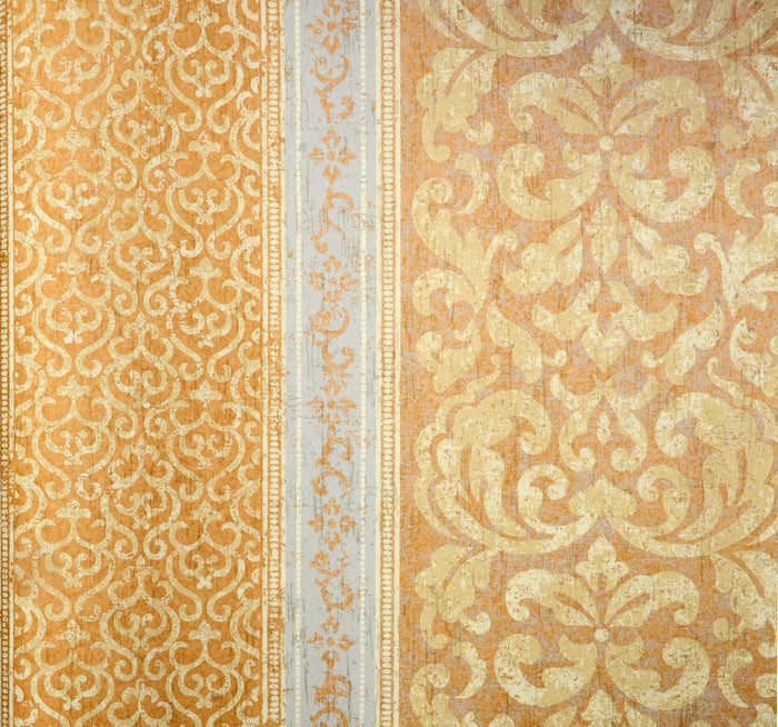 American Archive Brown Trellis Vintage Wallpaper 331735