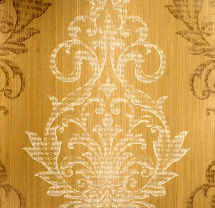 American Archive Gold Modern Damask Wallpaper 331795