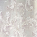 American Archive Polished Gray Floral Damask Wallpaper 331785