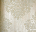American Archive Polished Silver Baroque Wallpaper 331748
