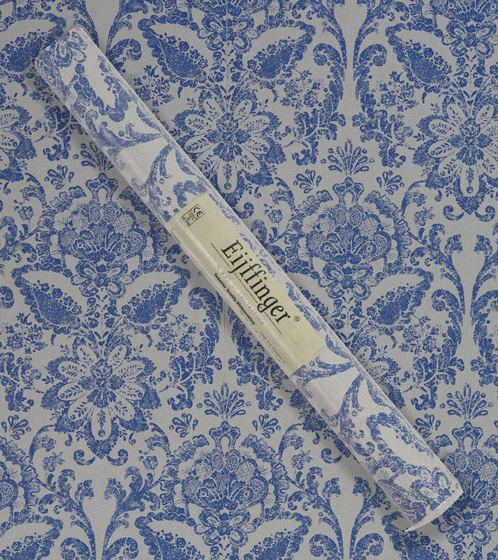 American Classic Azure Blue Baroque  Wallpaper 330805