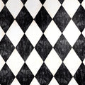 American Classic Black and White Harlequin Wallpaper 330832