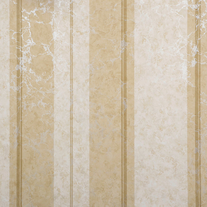 American Classic Brown Silver Marbled Dress Stripes Wallpaper 330848