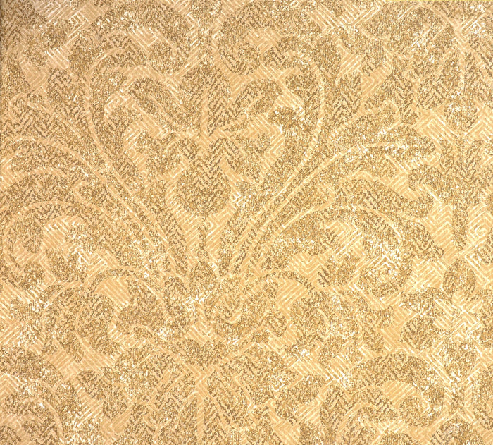 American Classic Dirt Brown Jacquard Herringbone Wallpaper 330864