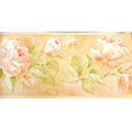 American Classic Pink Brown Roses Motif Wallpaper 330871