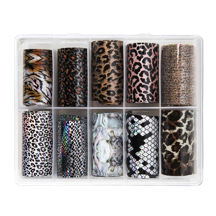 Animal · Nailartbox mit Folien