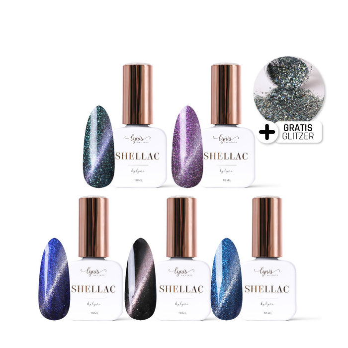 Aurora Cat Eye Shellac Set