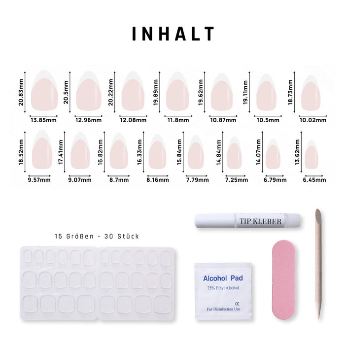Babyboomer Square · Soft Gel · Press on Nails