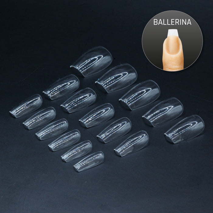 Ballerina extra kurz · Clear · Press On Tips