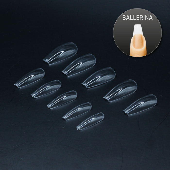 Ballerina Kurz · Clear · Press On Tips