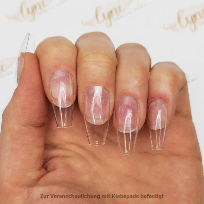 Ballerina Kurz · Clear · Press On Tips
