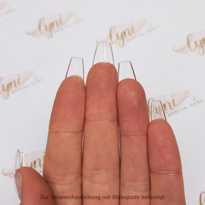 Ballerina Kurz · Clear · Press On Tips