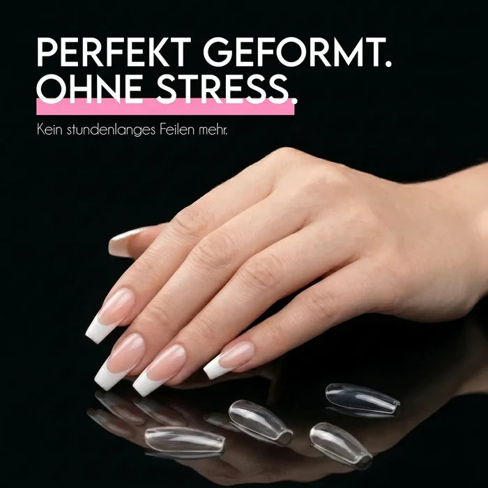 Ballerina L · Sculpted Pressonnails · Soft Gel Tips