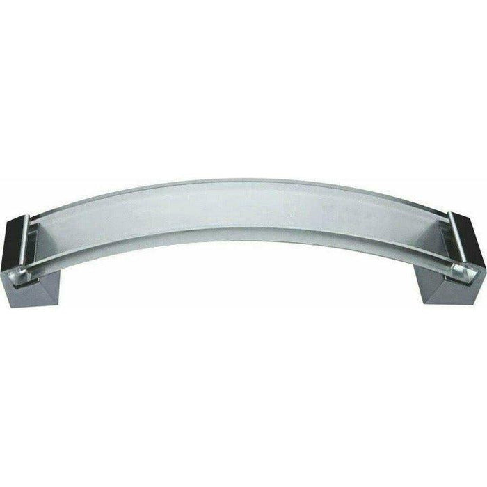 Bent glass cupboard handle - made with REAL glass