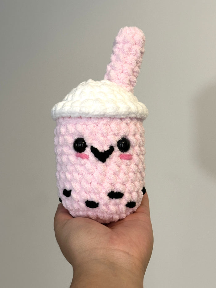 Boba Tea Plushie Crochet Kit for Beginners