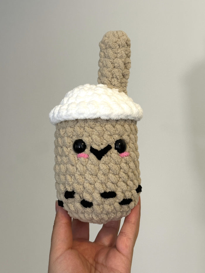 Boba Tea Plushie Crochet Kit for Beginners