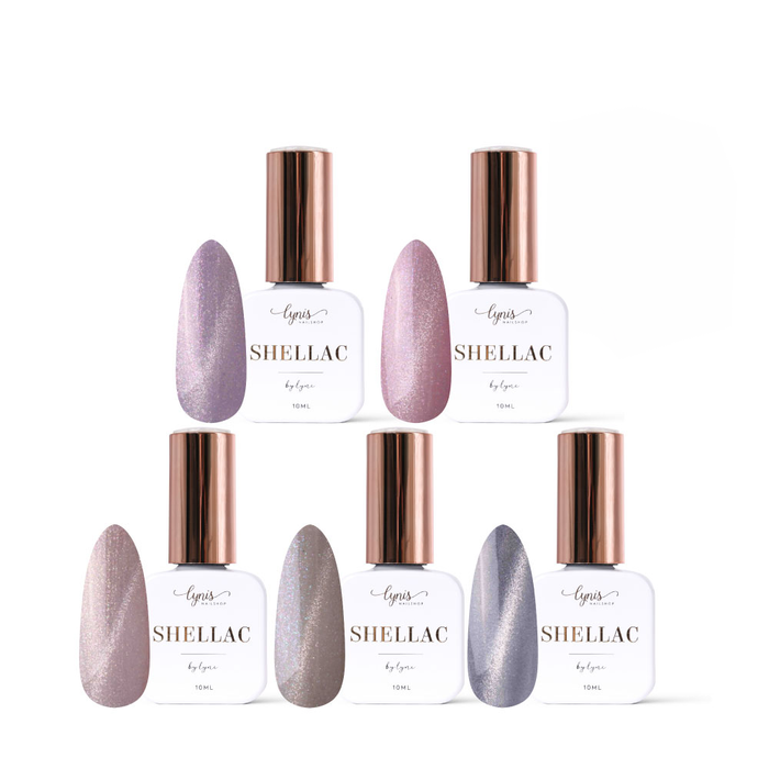 Bridal Cat Eye Shellac Set