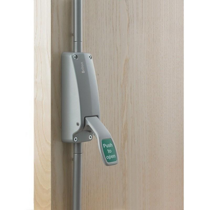 Briton Push Pad with Vertical Bolts