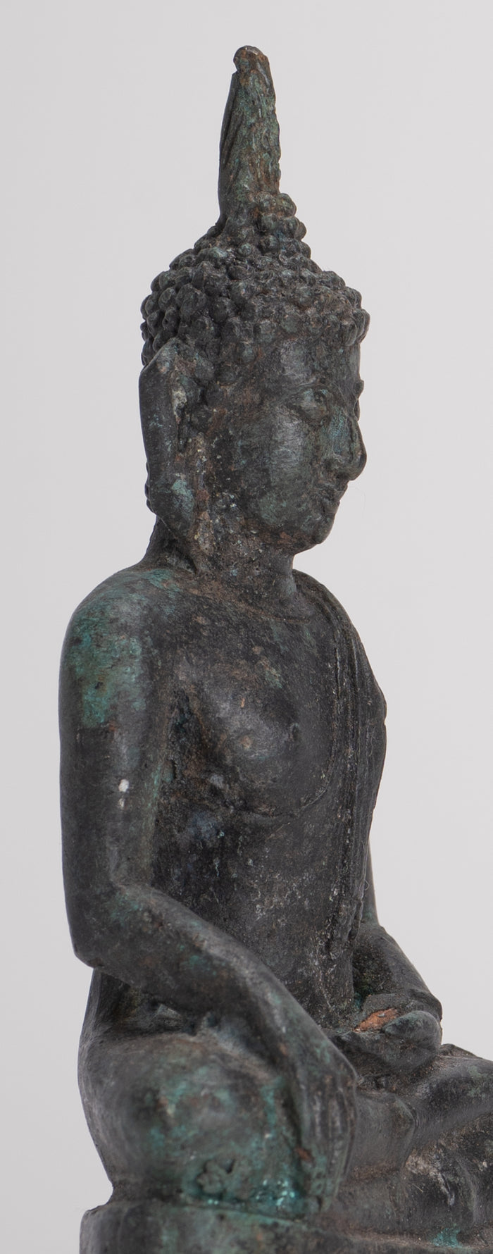 Buddha Statue - Antique Sukhothai Style Thai Enlightenment Buddha Statue - 10cm/4"