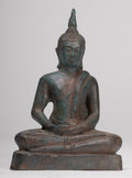 Buddha Statue - Antique Sukhothai Style Thai Meditation Buddha Statue - 15.5cm/6"