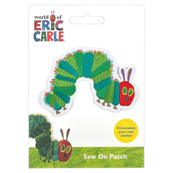 Caterpillar Sew / Iron On Patch - The Very Hungry Caterpillar - Diavazo Greek Books