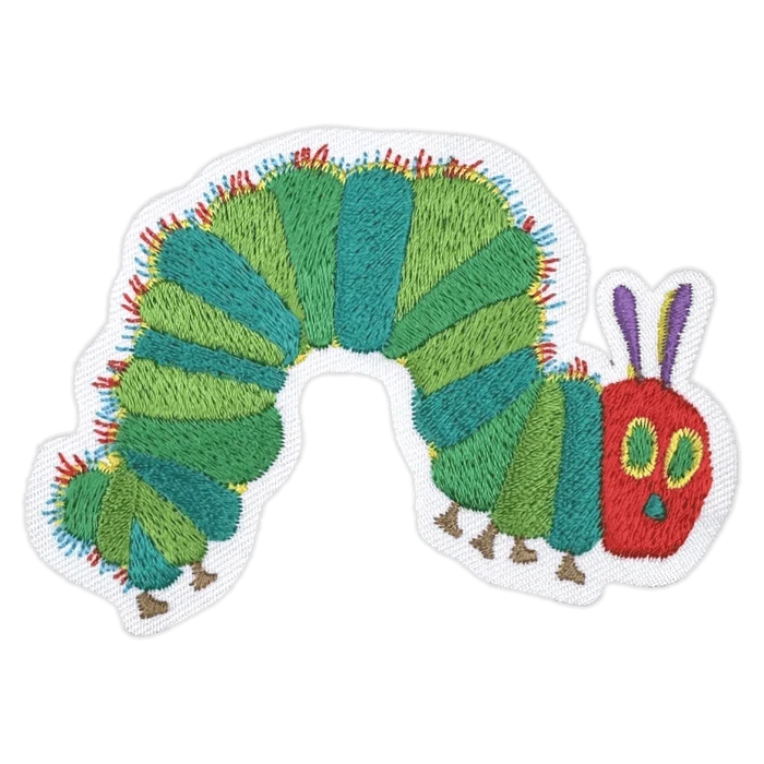 Caterpillar Sew / Iron On Patch - The Very Hungry Caterpillar - Diavazo Greek Books