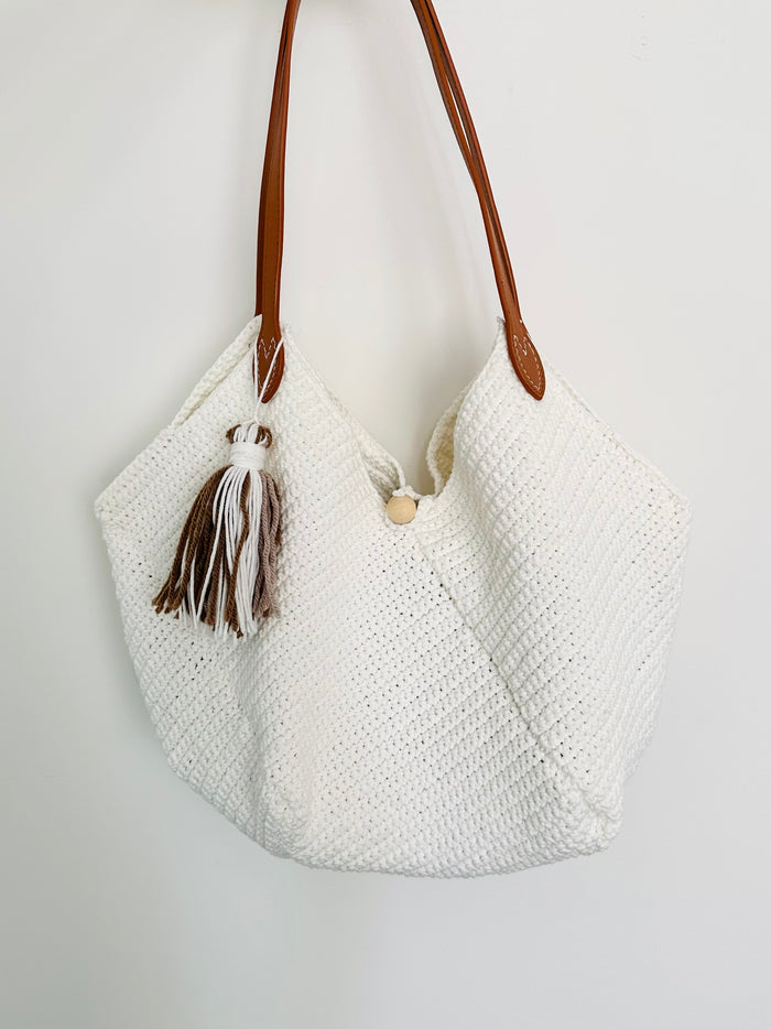 Crochet Handbag - White🤍