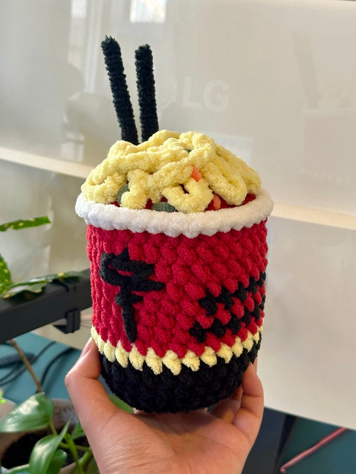 Crochet Ramen Plushie Pattern PDF Download