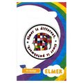 Elmer is Patchwork Pin Badge / Κονκάρδα Έλμερ - Diavazo Greek Books