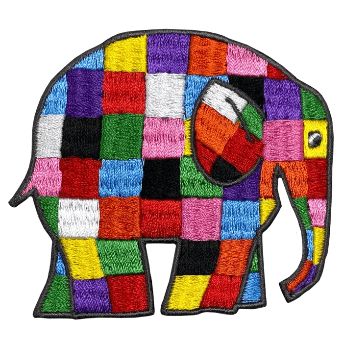Elmer Walking Right Sew / Iron On Patch - Diavazo Greek Books