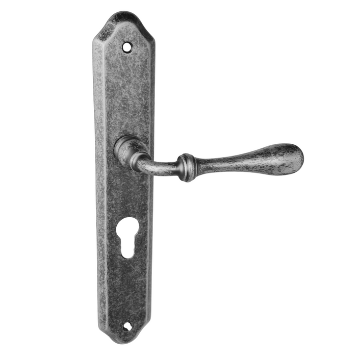 Exclusive italian handle on back plate ANTIQUE SILVER Misc