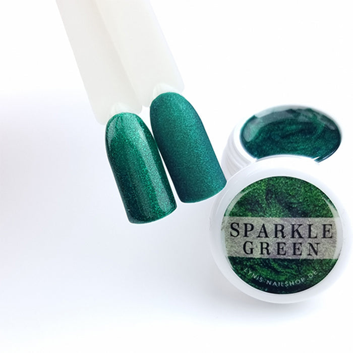 Farbgel Sparkle Green 5ml Premium