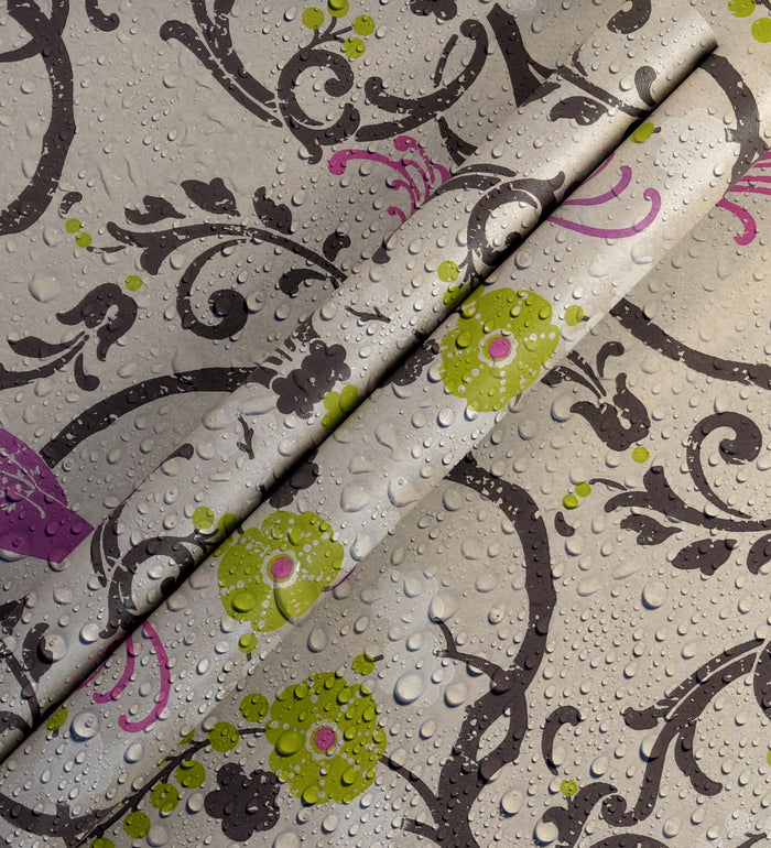 Flamenco Beige Floral Design Wallpaper 320722