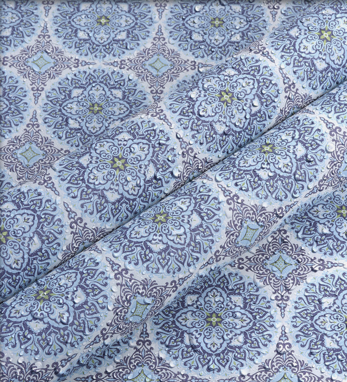 Flamenco Blue Circular Design  Wallpaper 320735