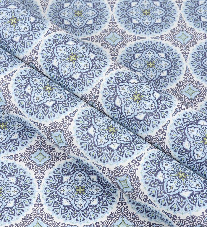 Flamenco Blue Circular Design  Wallpaper 320735