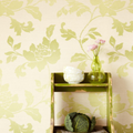 Flamenco Faded Green Floral Design Wallpaper 320761