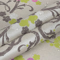 Flamenco Faded Orange Floral Design Wallpaper 320727
