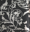 Gracia Black and White Matte Nature Wallpaper 301225