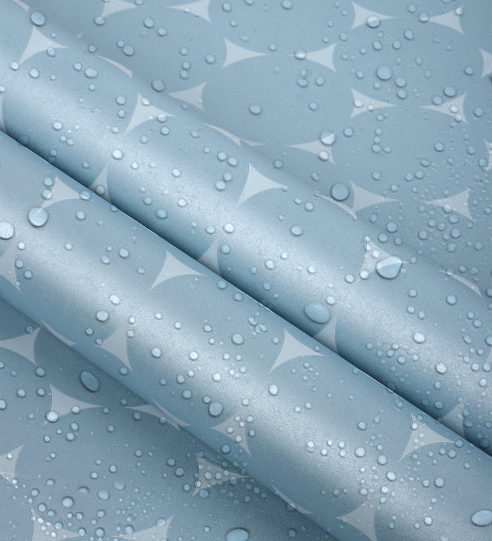 Gracia Sly Blue Oval Mod Wallpaper 301254
