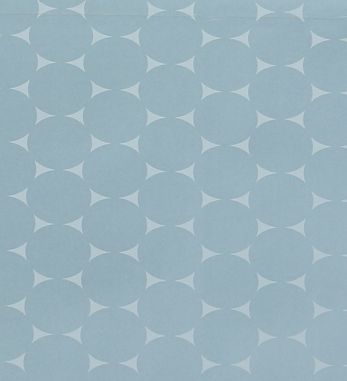 Gracia Sly Blue Oval Mod Wallpaper 301254