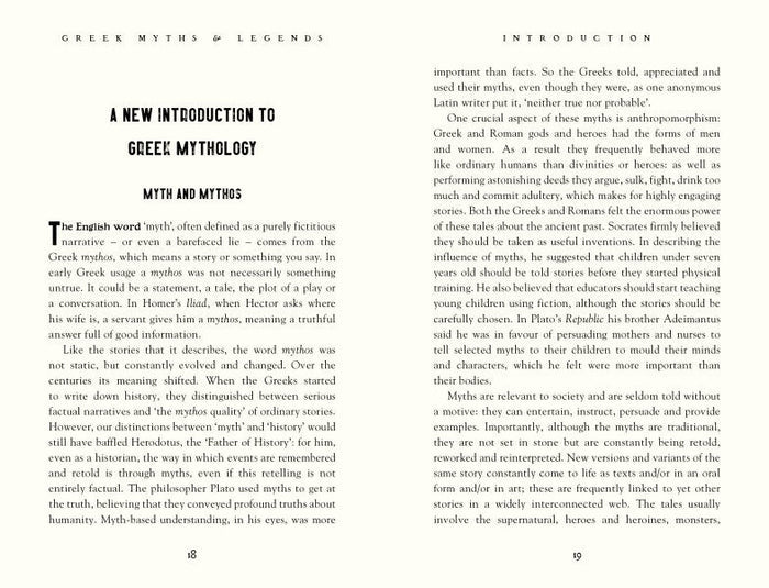 Greek Myths & Legends : Tales of Heroes, Gods & Monsters - Diavazo Greek Books