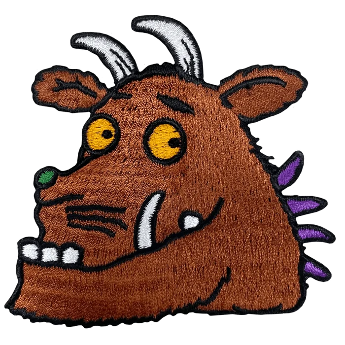 Gruffalo Head Sew / Iron On Patch - Γκρούφαλο - Diavazo Greek Books