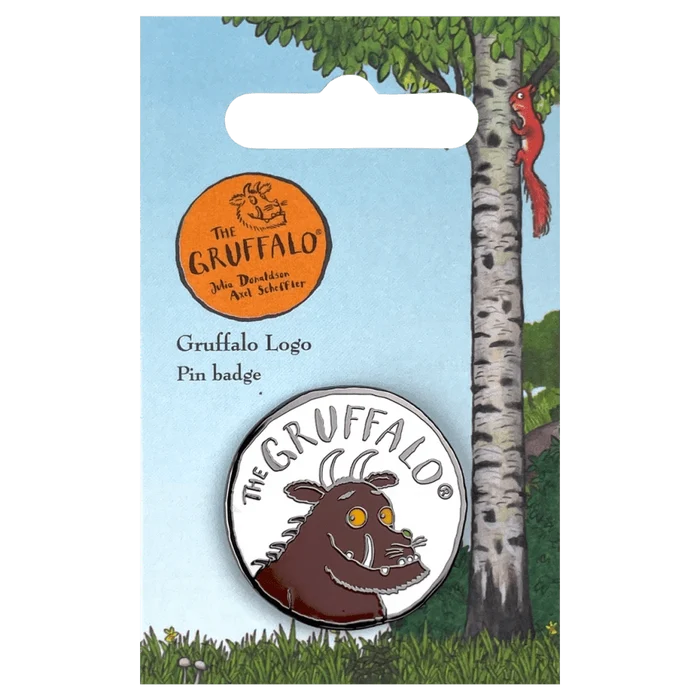 Gruffalo Logo Pin Badge / Κονκάρδα Γκρούφαλο - Diavazo Greek Books