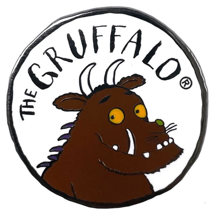 Gruffalo Logo Pin Badge / Κονκάρδα Γκρούφαλο - Diavazo Greek Books